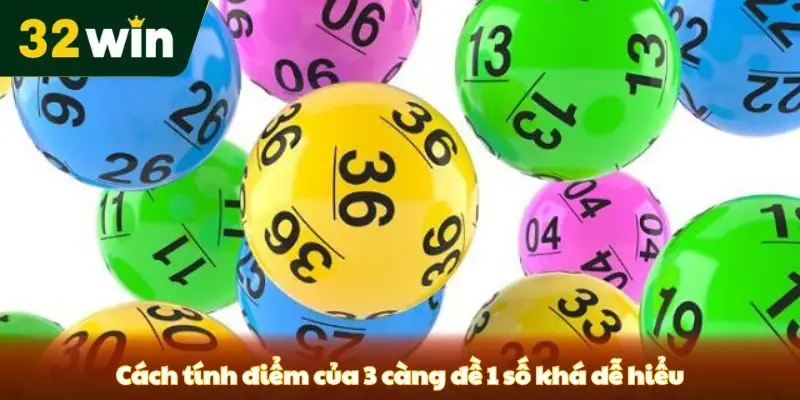 3 Càng Đề 1 Số - Hướng Dẫn Chơi Và Chiến Thuật Từ 32win Cách tính điểm của 3 càng đề 1 số khá dễ hiểu