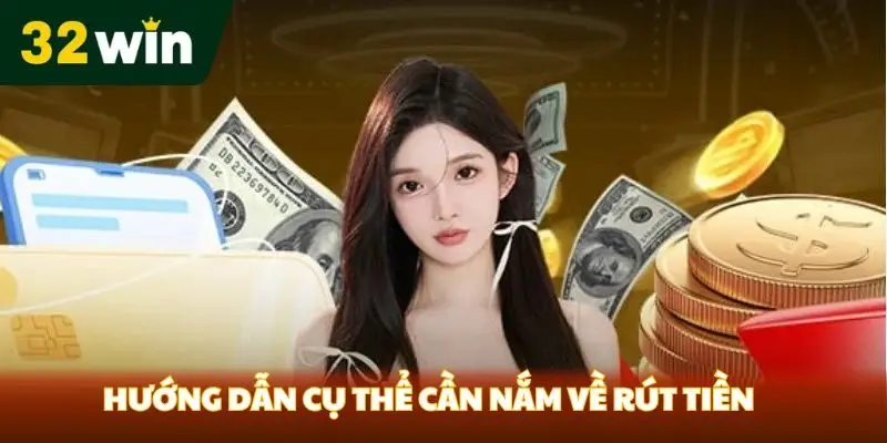 Rút Tiền 32win Hướng dẫn cụ thể cần nắm về rút tiền